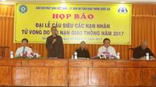 Bình Dương: Họp báo công bố kế hoạch tổ chức Đại lễ cầu siêu các nạn nhân tử vong do TNGT 2017
