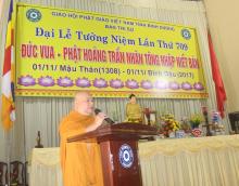 Bình Dương: Lễ tưởng niệm 709 năm ngày Phật hoàng Trần Nhân Tông nhập Niết bàn.