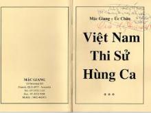 Bản Án Vv Tranh chấp quyền tác giả tập thơ Việt Nam Thi Sử Hùng Ca