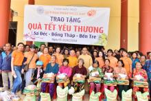 Tổng kết Chương trình “Quà Tết Yêu Thương” tại Đồng Tháp - Sa Đéc - Bến Tre (C136)