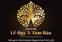Thông báo: Đăng ký quy y Tam bảo tại chùa Giác Ngộ vào ngày 24-02-2018