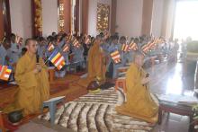 Chùa Bửu Minh thành kính trang nghiêm tổ chức lễ Đức Phật Thích Ca thành đạo