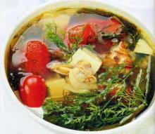 Canh chua thì là