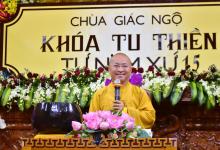 CHÙA GIÁC NGỘ: KHÓA TU THIỀN LẦN THỨ 15, NGÀY 25-03-2018