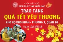 Chương trình trao tặng “Quà Tết Yêu Thương” cho Hộ nghèo Phường 3, Quận 10, TP.HCM - C148