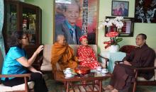 Tưởng niệm CS. Võ Đình Cường, thăm CS. Tống Hồ Cầm