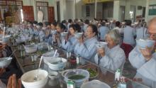 Đạo tràng Bát quan trai chùa Long Thạnh khai khóa đầu năm