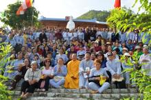 Trên 550 Phật tử Tổ đinh Nghĩa Phương hành hương thập tự đầu Xuân Mậu Tuất