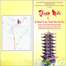 Chùa Đức Hòa chuẩn bị lễ khánh tạ lạc thành.