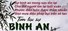 Tìm lại sự bình an