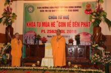 Xúc động đêm thắp nến tri ân tại khóa tu mùa hè “Đức Phật Trong Con” năm 2018