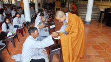 Khóa tu Bát quan trai đầu năm 2019 tại chùa Lộc Thọ