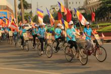 Thái Bình: Diễu hành xe hoa nhân Đại lễ Phật đản