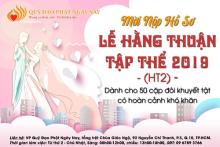Thông báo chương trình Lễ Hằng Thuận Tập Thể Năm 2019 (HT2)