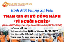 Thư Mời Phụng Sự Viên Tham Gia Đi Bộ Đồng Hành “Vì Người Nghèo”