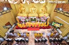Chùm ảnh: Buổi công phu sáng và ngồi thiền ngày 16/09/2020