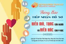 Thư Mời Đăng Ký Hiến Mô Tạng Cứu Người Và Hiến Xác Cho Y Học (HX2020)