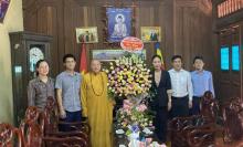 Ban Tôn giáo Chính phủ thăm và chúc mừng HT. Thích Gia Quang nhân Đại lễ Vu lan