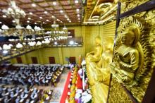 Chùm ảnh: Tụng Kinh và ngồi thiền rạng sáng ngày 15/09/2020