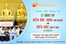 Thư Mời Tham Dự Lễ Đăng Ký Hiến Mô Tạng Cứu Người Và Hiến Xác Cho Y Học Lần Thứ 08 Năm 2020 (HX20)