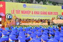 Trang nghiêm Lễ Tốt nghiệp và Tổng khai giảng tại HVPGVN tại TP. HCM