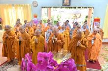 TP.HCM: Đoàn HVPGVN tại TP.HCM viếng tang NT. Thích Nữ Tràng Liên