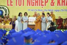 Quỹ ĐPNN Ủng Hộ 1.8 Tỷ Cứu Trợ Lũ Lụt Miền Trung Nhân Lễ Tốt Nghiệp – Khai Giảng Học Viện PGVN Tp.HCM Năm 2020