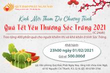 Thư Mời Tham Dự  Chương Trình Quà Tết Yêu Thương  Tại Tỉnh Sóc Trăng Năm 2021 (C268)