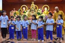 Chơi vui, học tốt trong khóa tu Búp Sen Từ Bi