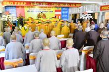 Tăng đoàn chùa Giác Ngộ dự Đại hội trù bị chuẩn bị cho Đại hội Đại biểu Phật giáo Quận 10 lần thứ X (nhiệm kỳ 2021 - 2026)