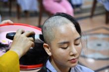 Chùa Giác Ngộ: Lễ thế phát và xuất gia cho 2 thiện nam và 1 tín nữ