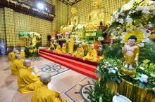 Chùa Giác Ngộ: Trang nghiêm nghi thức tắm Phật nhân Lễ Phật đản PL.2565 - DL.2021