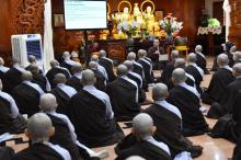 Khóa tu Xuất Gia Gieo Duyên: Giờ học oai nghi của người xuất gia và dược thực chiều