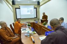 Học viện Phật giáo Việt Nam tại TP.HCM tổ chức đánh giá chuyên đề, tiểu luận tổng quan luận án Tiến sĩ Phật học khóa 1