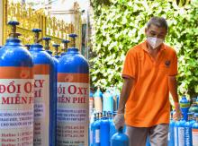 Chương trình “Đổi oxy miễn phí” của chùa Giác Ngộ lại giúp được thêm gần 300 người F0