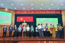 19 tình nguyện viên tôn giáo tham gia lễ xuất quân, hỗ trợ Bệnh viện Điều trị Covid-19 trong đợt 7
