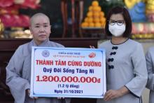 Tổng Kết Chương Trình Cúng Dường “Quỹ Đời Sống Tăng Ni” Kỳ 11 (C106-11)