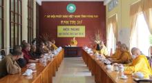 Đồng Nai: Hội Nghị Ban Thường Trực Ban Trị Sự Mở Rộng Đầu Năm 2022
