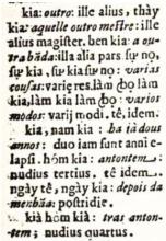 “Tiếng Việt từ TK 17: các cách dùng bên kia, hôm kia, hôm kìa, hôm kiết,  hôm kiệt, ngày kia, ngày kìa - tương tác giữa thời gian và không gian”  (phần 46)