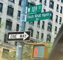 Thành phố New York đặt bảng tên đường tôn vinh Thiền sư Thích Nhất Hạnh